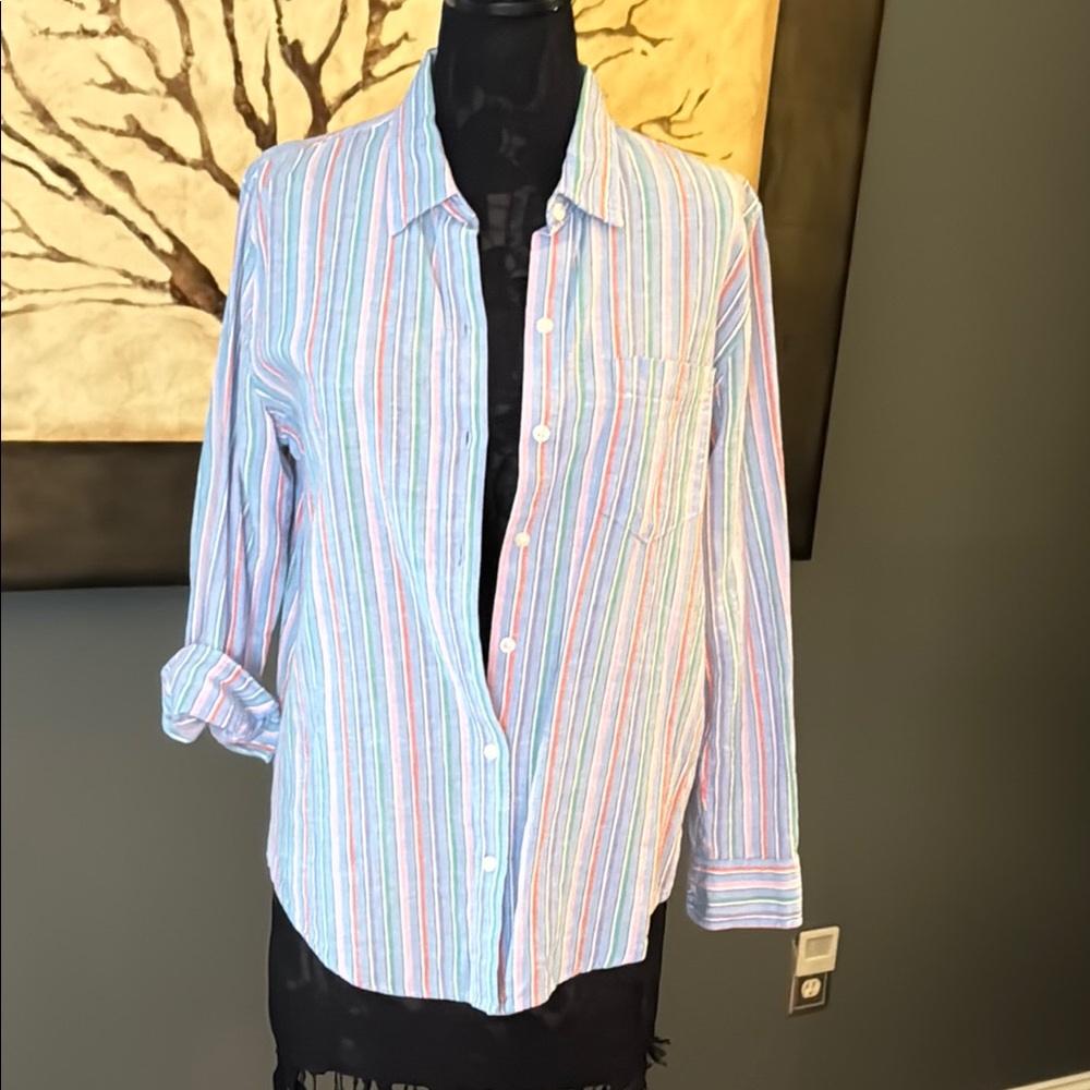 Striped Multicolor Women's Shirt
